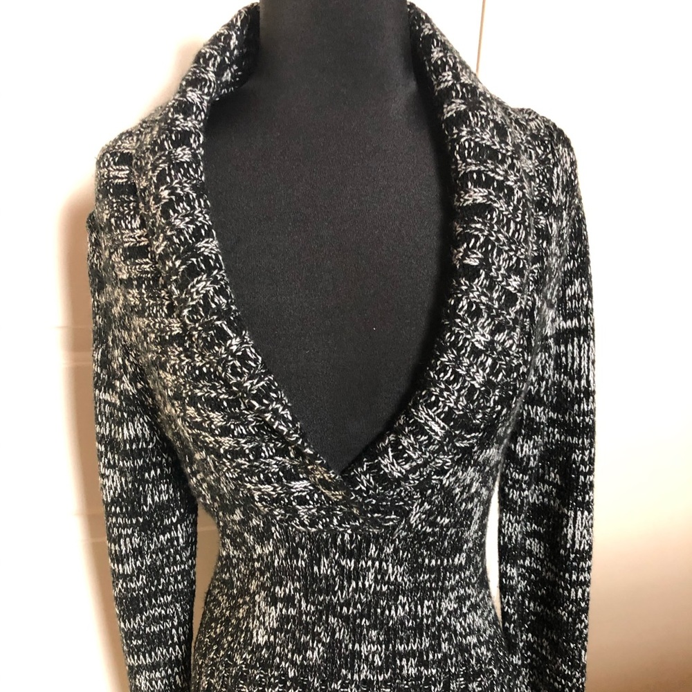 Black/White/Silver Sweater